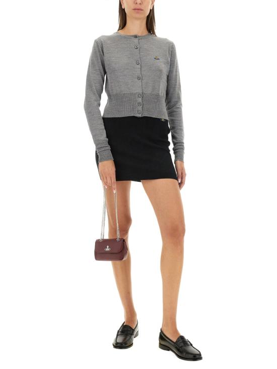  비비안웨스트우드 가디건 1803002UY0006P401 GREY DOM - VIVIENNE WESTWOOD