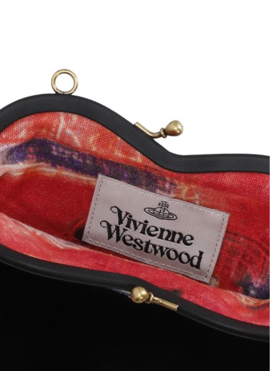  비비안웨스트우드 BELLE HEART, 벨 하트 하트 프레임 백 4B01000DWW00ZLN401 BLACK DOM - VIVIENNE WESTWOOD