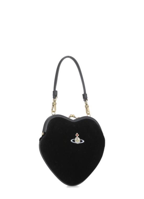  비비안웨스트우드 BELLE HEART, 벨 하트 하트 프레임 백 4B01000DWW00ZLN401 BLACK DOM - VIVIENNE WESTWOOD