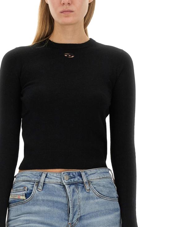  디젤 스웨터 A130130GEAY9XX BLACK DOM - DIESEL