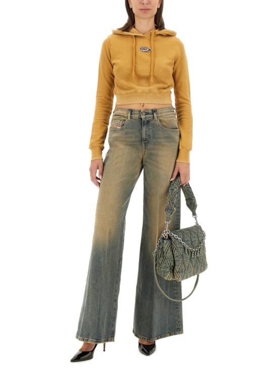  디젤 후드 티셔츠 A144920IPAC7ER BEIGE DOM - DIESEL