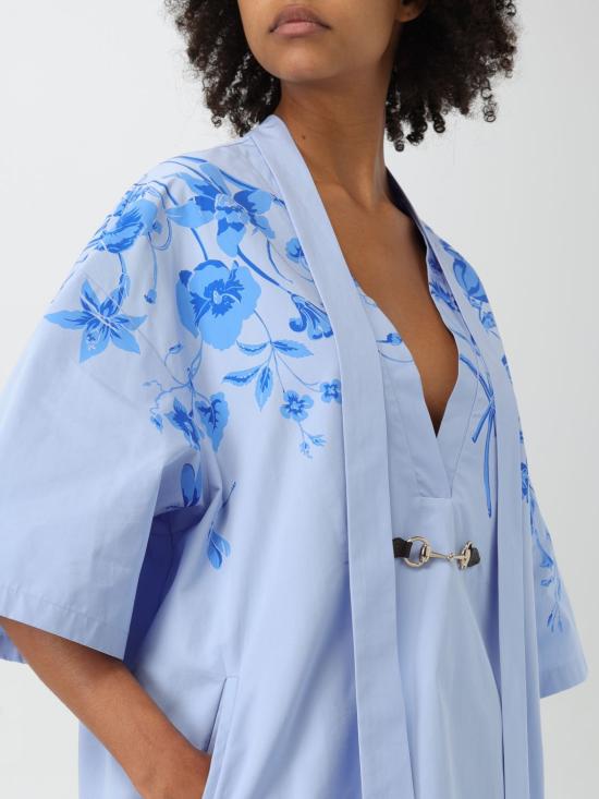  구찌 숏 원피스 788835Z8BSV4375 BLUE DOM - GUCCI