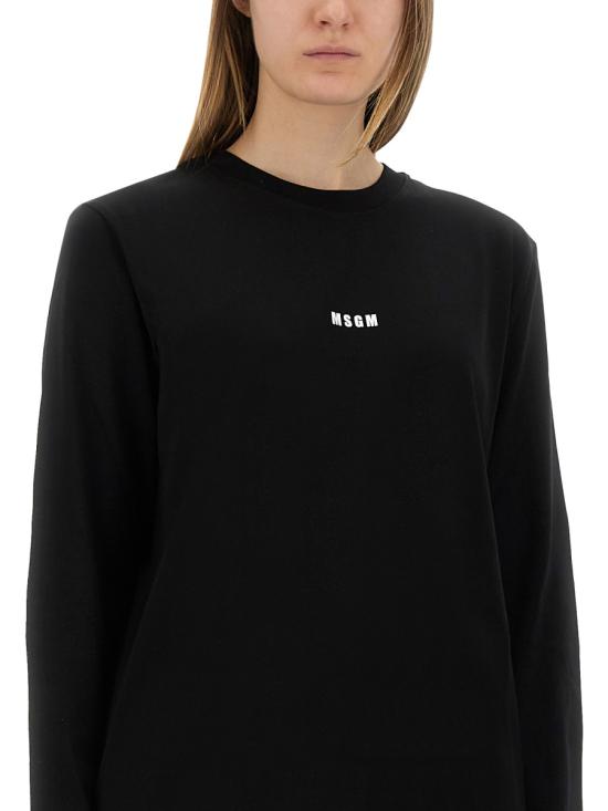  엠에스지엠 긴팔 티셔츠 2000MDM50120000299 BLACK DOM - MSGM