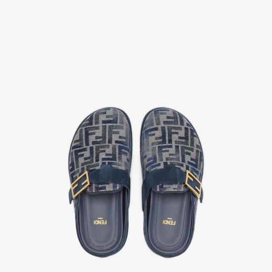  펜디 뮬/슬리퍼 8R8448 AKZP F1PZ7 BLUE DOM - FENDI