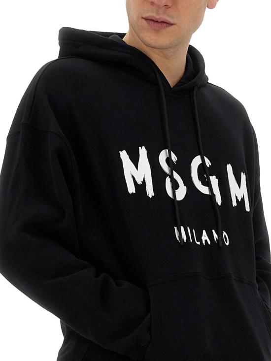  엠에스지엠 후드 티셔츠 2000MM51520000099 NERO DOM - MSGM