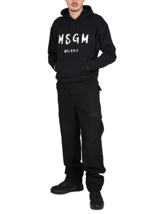  엠에스지엠 후드 티셔츠 2000MM51520000099 NERO DOM - MSGM