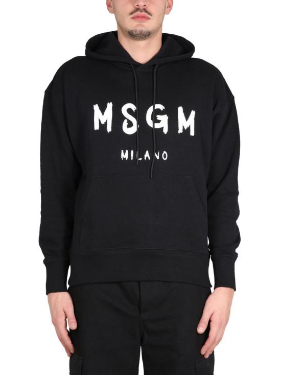  엠에스지엠 후드 티셔츠 2000MM51520000099 NERO DOM - MSGM