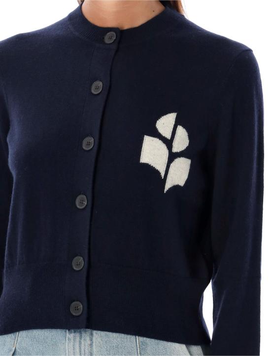 25SS 이자벨마랑 NEWTON 뉴턴 가디건 CA0040FAA1X05E30MI MIDNIGHT DOM - ISABEL MARANT