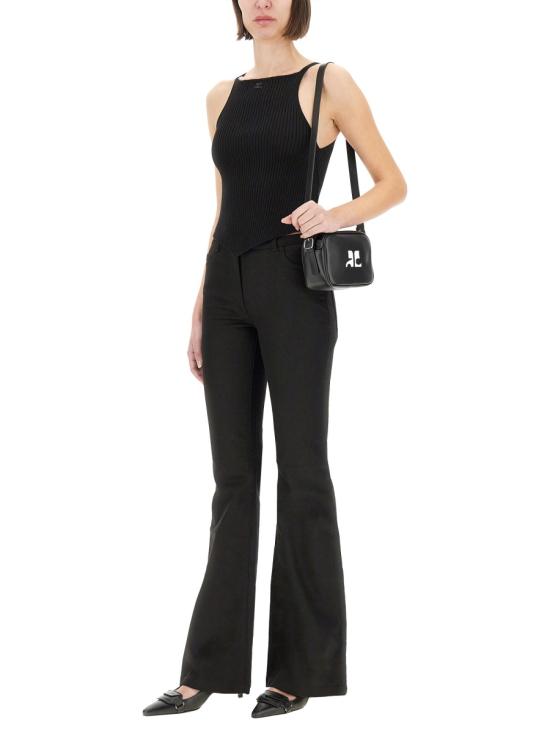 쿠레쥬 스트레이트 팬츠 VESDPA221DE0020 9999 BLACK DOM - COURREGES