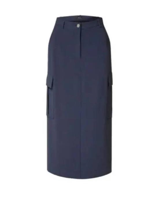  띠어리 롱 스커트 O0709302XLV NAVY DOM