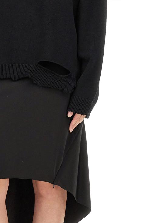  헬무트랭 스웨터 O04HW799 001 BLACK DOM - HELMUT LANG