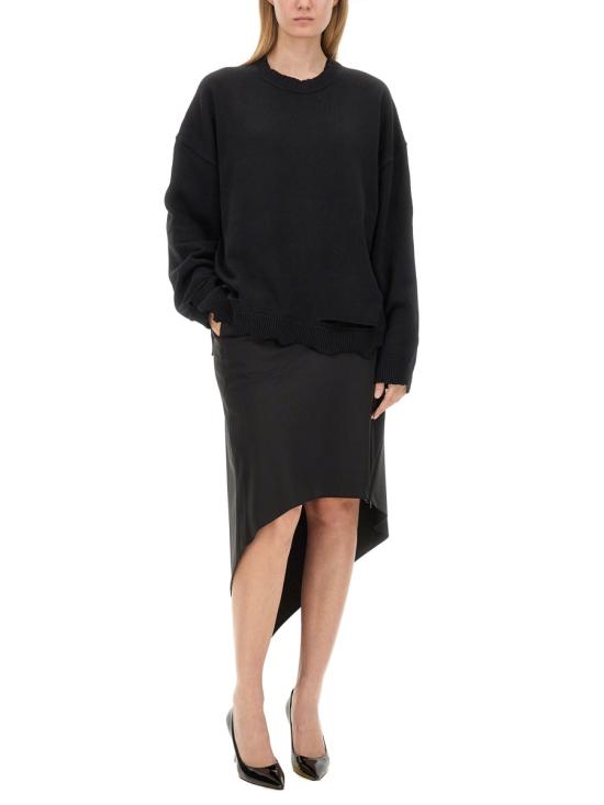  헬무트랭 스웨터 O04HW799 001 BLACK DOM - HELMUT LANG