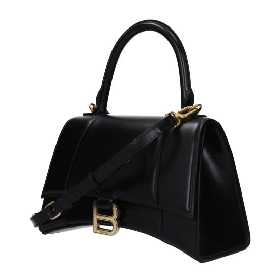 26SS 발렌시아가 아워글래스 샤이니 박스 카프스킨 스몰 핸드백 5935461QJ4M1000 - BALENCIAGA