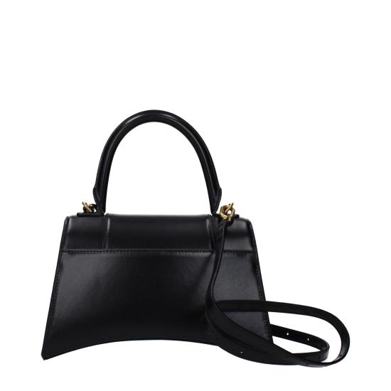 26SS 발렌시아가 아워글래스 샤이니 박스 카프스킨 스몰 핸드백 5935461QJ4M1000 - BALENCIAGA
