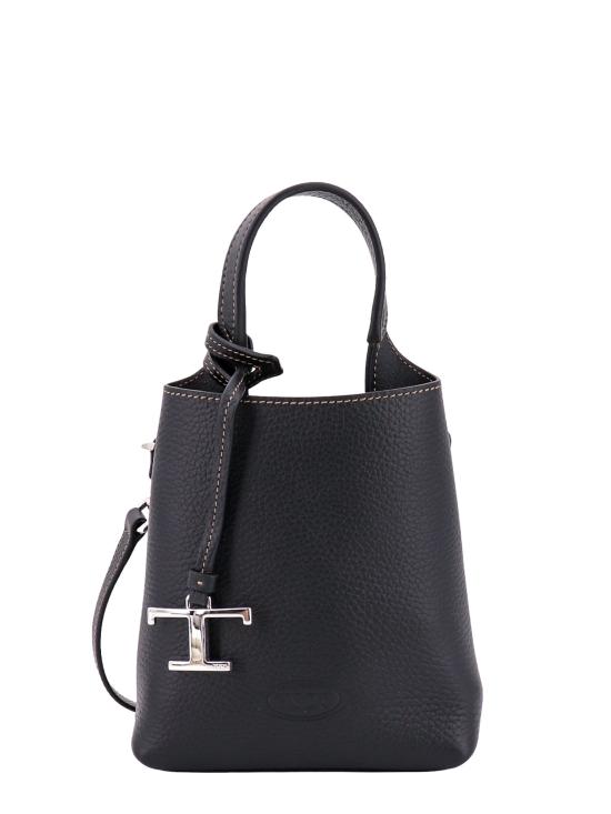 25FW 토즈 토트백 XBWAPAT9000QRIB999 BLACK DOM