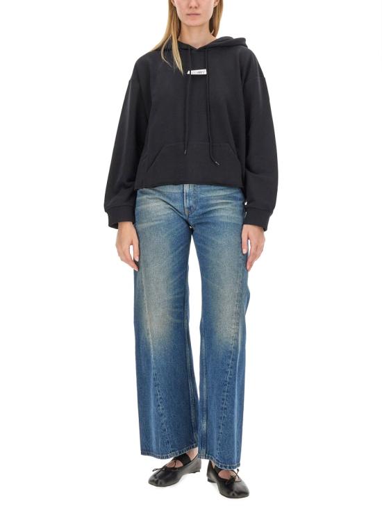  MM6 메종마르지엘라 후드 티셔츠 S52GU0234S25606900 BLACK DOM - MM6 MAISON MARGIELA