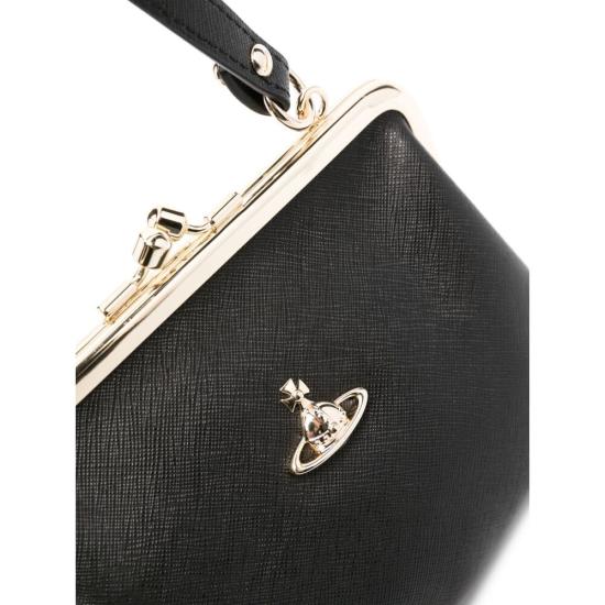 25FW 비비안웨스트우드 토트백 4B010007WL001NN402 BLACK DOM - VIVIENNE WESTWOOD