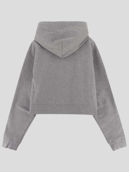  미우미우 후드 티셔츠 MJL02515AUF0031 GRAY DOM - MIU MIU