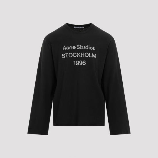 26SS 아크네 스튜디오 긴팔 티셔츠 CL0197 BM0 FADED BLACK DOM