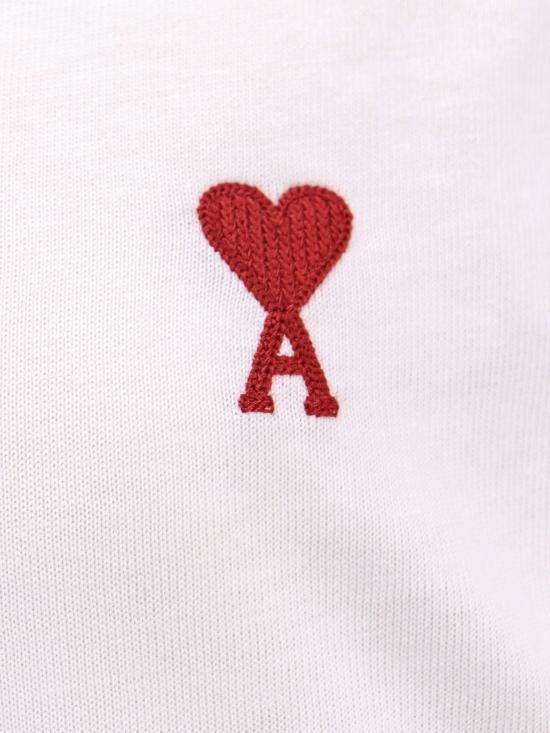  아미 반팔 티셔츠 BFUTS005726100 WHITE DOM - AMI