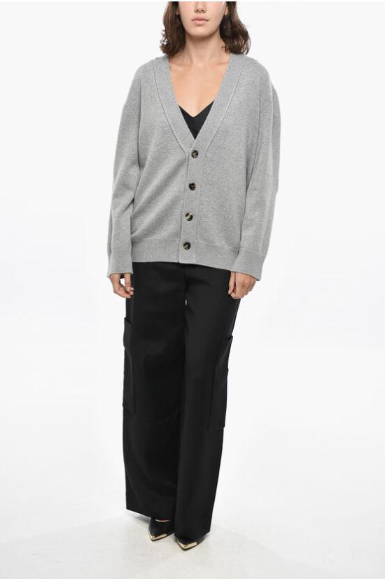  보테가베네타 가디건 774699V2MM08531 GRAY DOM - BOTTEGA VENETA