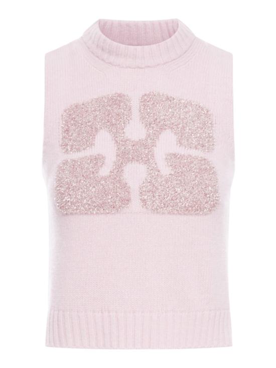  가니 그래픽 울 믹스 베스트 K2217392 FRAGRANT LILAC DOM