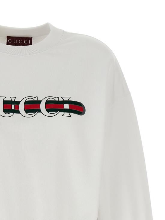  구찌 긴팔 티셔츠 789582XJGLM9074 WHITE DOM - GUCCI