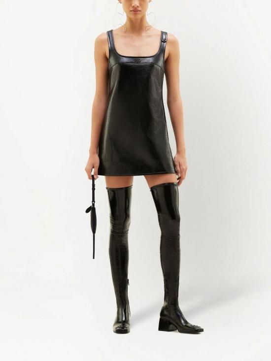  쿠레쥬 숏 원피스 PERCRO036VY00149999 BLACK DOM - COURREGES