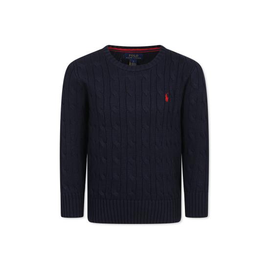 25FW [키즈] 랄프 로렌 풀오버 702674060 RL NAVY C3807 BLUE