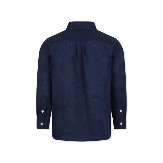 26SS [키즈] 랄프 로렌 셔츠 967600004 NEWPORT NAVY BLUE - RALPH LAUREN