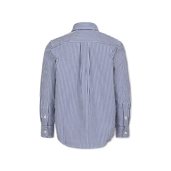 25FW [키즈] 랄프 로렌 셔츠 862260002 4655A NAVY WHITE BLUE - RALPH LAUREN