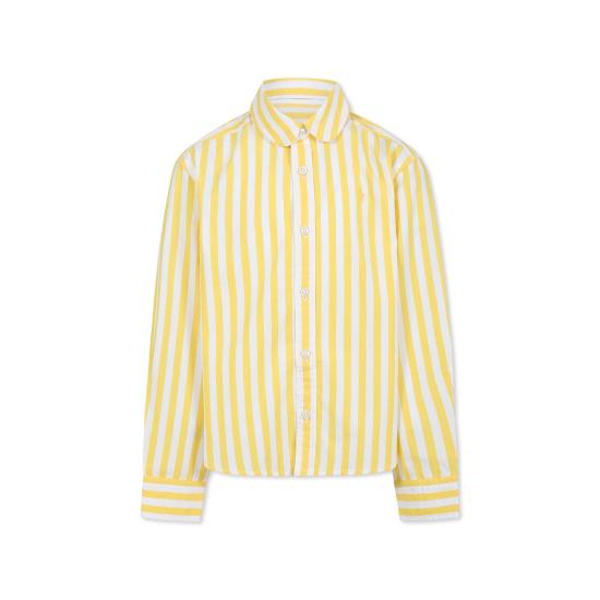 25SS [키즈] 랄프 로렌 셔츠 957451001 152B CANARY YELLOW WHITE