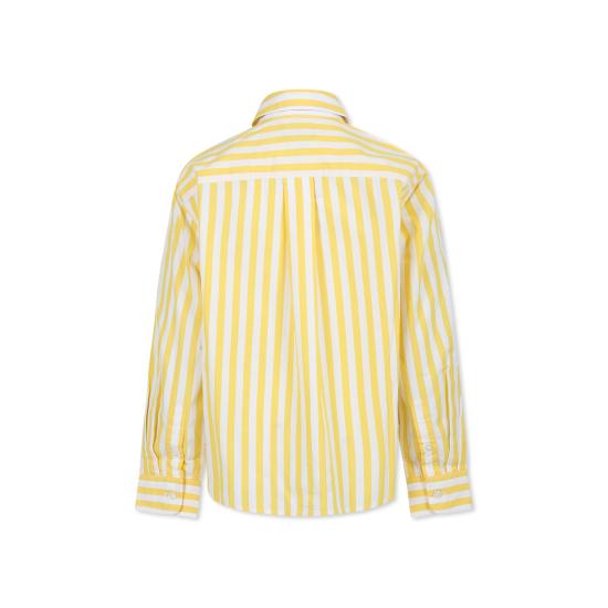 25SS [키즈] 랄프 로렌 셔츠 957451001 152B CANARY YELLOW WHITE - RALPH LAUREN