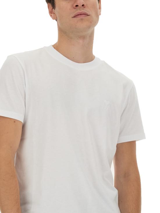  아미 반팔 티셔츠 UTS003 724 100 WHITE DOM - AMI