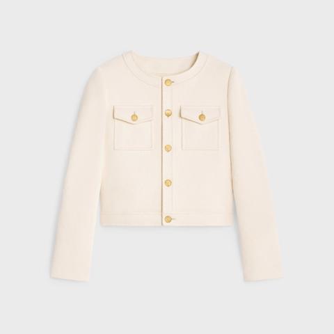  셀린느 자켓 2V03U916W12CR CREAM DOM