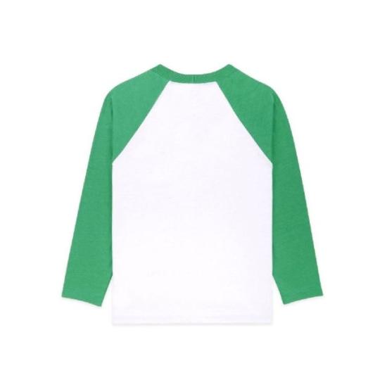 스포티앤리치 긴팔 티셔츠 TO045S405EW WHITE VERDE DOM - SPORTY & RICH