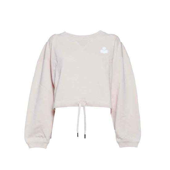  이자벨마랑 MARGO 마고 로고 스웨트셔츠 SW0005FAA1M07EPREU PEARL ROSE ECRU DOM