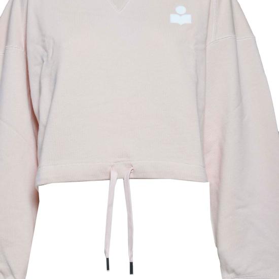  이자벨마랑 MARGO 마고 로고 스웨트셔츠 SW0005FAA1M07EPREU PEARL ROSE ECRU DOM - ISABEL MARANT