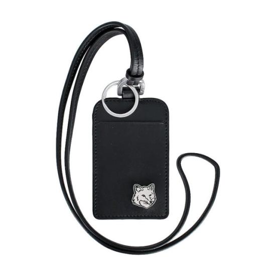  메종키츠네 카드지갑 MM05348LC0043P199 BLACK DOM