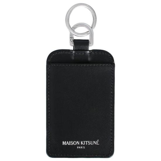  메종키츠네 카드지갑 MM05348LC0043P199 BLACK DOM - MAISON KITSUNE