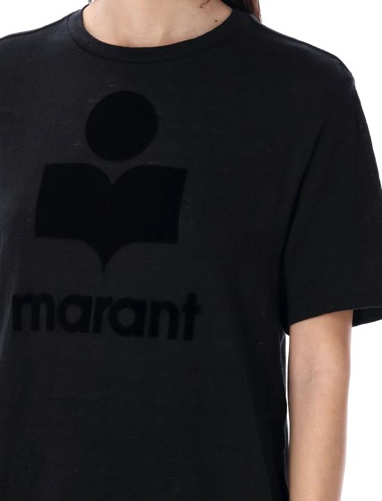  이자벨마랑 반팔 티셔츠 TS0001FB A1N09E 01BK BLACK DOM - ISABEL MARANT