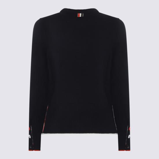  톰브라운 스웨터 FKA442AY1030415 NAVY DOM - THOM BROWNE