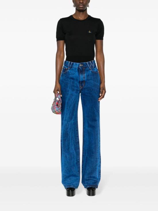 25SS 비비안웨스트우드 Bea 베아 니트 탑 1803002QY001AN402 BLACK DOM - VIVIENNE WESTWOOD