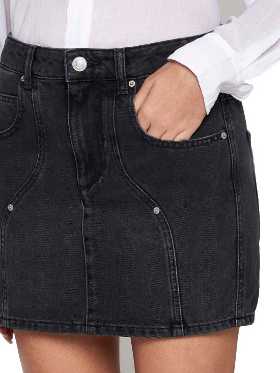  이자벨마랑 숏 스커트 JU0095FBB1H02E02FK FADED BLACK DOM - ISABEL MARANT