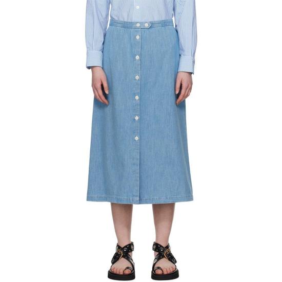  아페쎄 미디 스커트 COGXXF06300IAB DOM