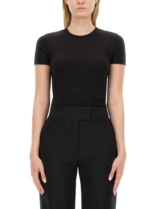  헬무트랭 반팔 티셔츠 O01HW515 001 BLACK DOM