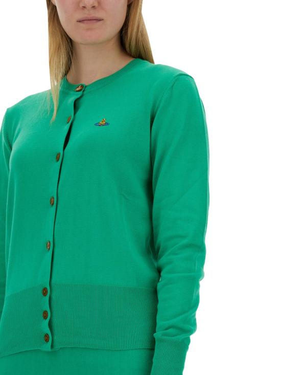  비비안웨스트우드 BEA 베아 니트 가디건 1803002PY001BM401 GREEN DOM - VIVIENNE WESTWOOD