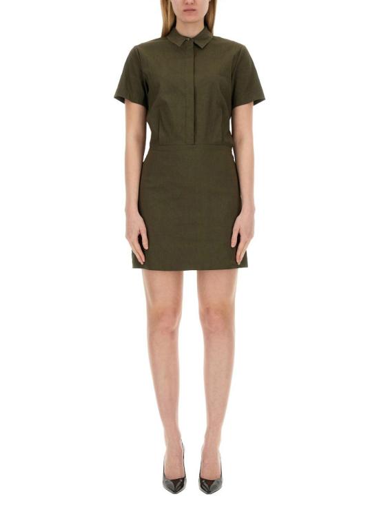  띠어리 숏 원피스 O0203605F5J DARK OLIVE DOM - THEORY