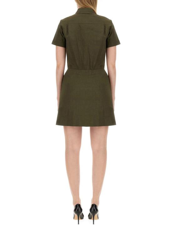  띠어리 숏 원피스 O0203605F5J DARK OLIVE DOM - THEORY