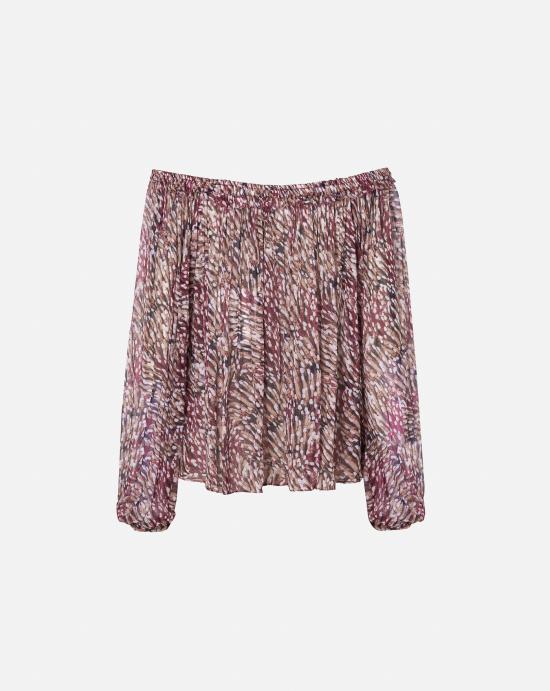  이자벨마랑 블라우스 HT0346FAB1J11E40RY RASPBERRY DOM - ISABEL MARANT